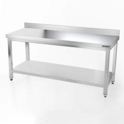 Table inox adossée PREMIUM...