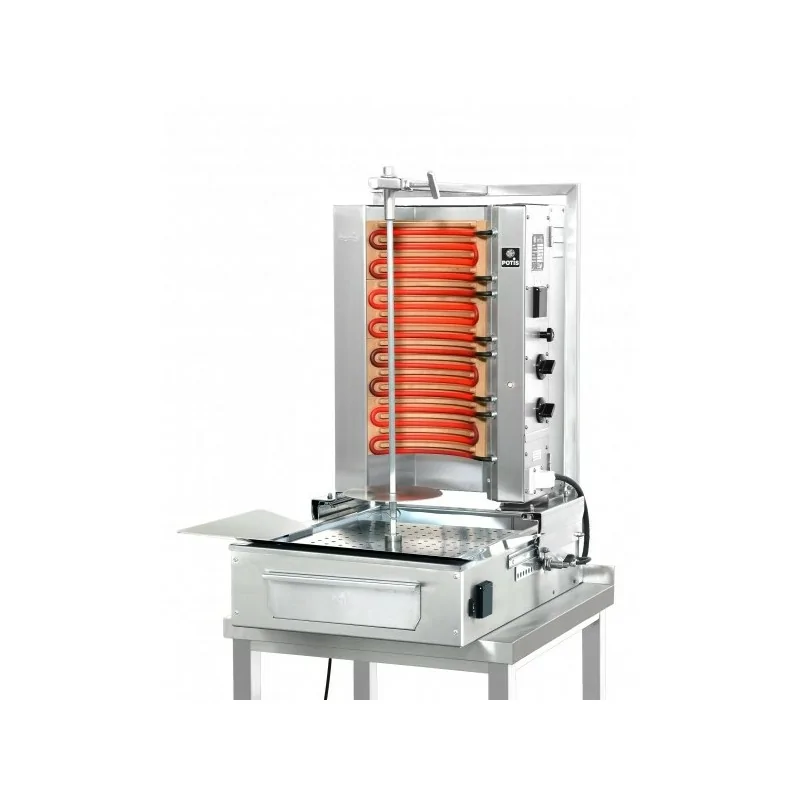 Machine à kebab- électrique - Capacité 30 kilos -avec cuve rectangulaire 500 x 350 mm- POTIS
