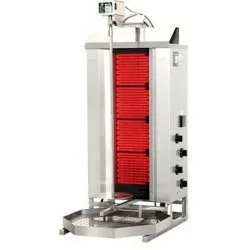 Machine à kebab- électrique - Capacité 50 kilos -avec cuve octogonale moteur au-dessus - POTIS