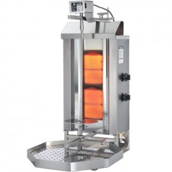 Machine à kebab- gaz - 2 zones - Capacité 30 kilos  - POTIS
