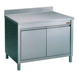 Table sur armoire 2 portes battantes + ba - 800x700x880/900+85 mm