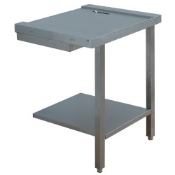 Chargeur d'angle mécanisé, entrée à droite tables et convoyeurs