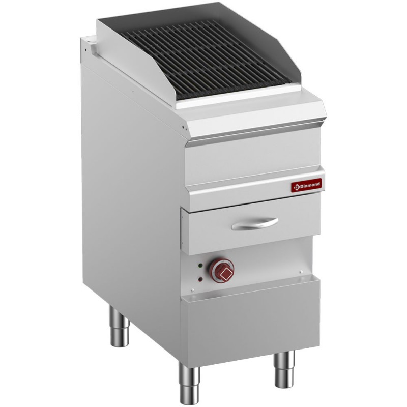 Grill Vapeur électrique, grille en fonte ""double face"", module 1/2, Grill Vapeur électrique, grille en fonte ""double face"", module 1/2,