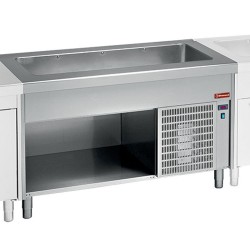 Elément cuve réfrigerée sur meuble 6x GN 1/1