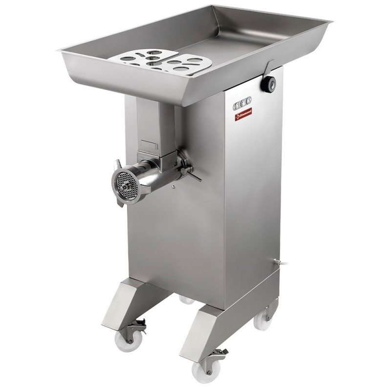Hachoir en inox n°32, kg/h 700, diamètre 4 5 mm hachoirs a viande pro sur socle 560x900xh1126 Hachoir en inox n°32, kg/h 700, diamètre 4 5 mm hachoirs a viande pro sur socle 560x900xh1126