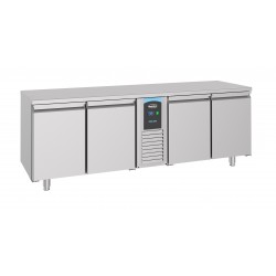 700 TABLE RÉFRIGÉRÉE 4 PORTES MONOBLOCK ENERGY LINE - 2270x700x850 mm