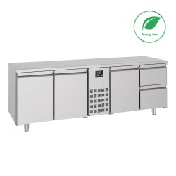 700 TABLE RÉFRIGÉRÉE 3 PORTES ET 2 TIROIRS MONOBLOCK ENERGY LINE - 2270x700x850 mm