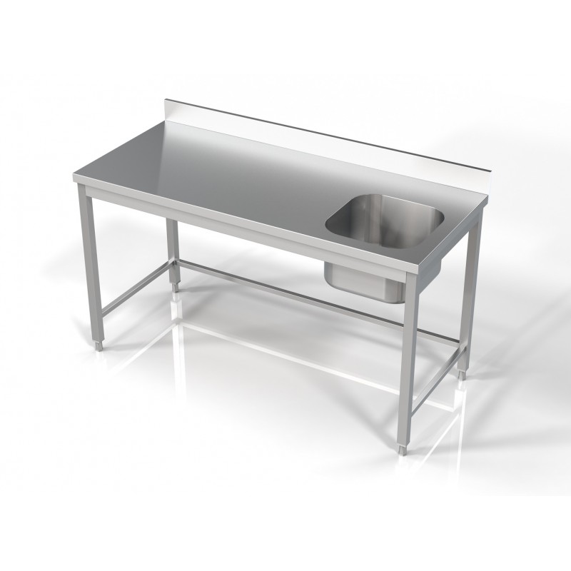 700 BLOC-ÉVIER 1 À DROIT 1600 - 1600x700x850 mm 700 BLOC-ÉVIER 1 À DROIT 1600 - 1600x700x850 mm