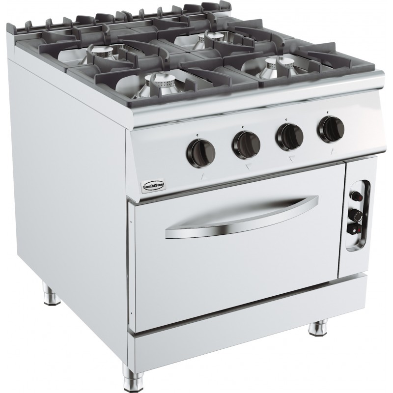 BASE 900 CUISINIERE A GAZ 4 BR. AVEC FOUR À GAZ - 800x900x900 mm BASE 900 CUISINIERE A GAZ 4 BR. AVEC FOUR À GAZ - 800x900x900 mm
