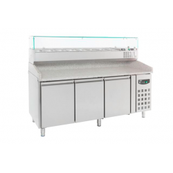 TABLE PRÉP POUR PIZZA 3 PORTES_x000D_  - 2025x800x1000 mm