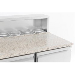 TABLE PRÉP POUR PIZZA 2 TÜREN - 903x700x1090 mm