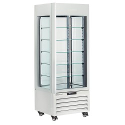 Vitrine Réfrigérée 440L pour Glaces et Pâtisseries - Blanc