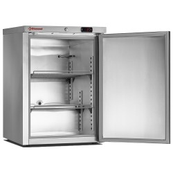 Congélateur Statique 150L en Acier Inox avec Régulation Électronique et Serrure à Clé