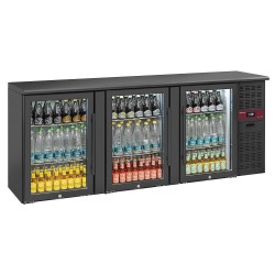 Refroidisseur de Bouteilles 3 Portes Vitrées - 500L, Éco-Responsable, Performant et Silencieux