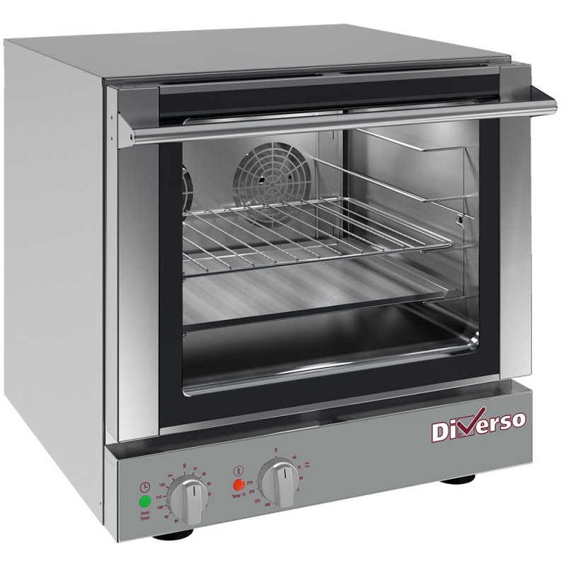 Four Électrique à Convection avec Chambre en Acier Inoxydable et Double Vitrage Four Électrique à Convection avec Chambre en Acier Inoxydable et Double Vitrage