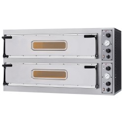 Four à pizzas électrique 2x3 avec double chambre en acier inoxydable