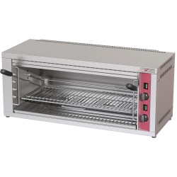 Salamandre électrique avec grille réglable et chauffage inoxydable