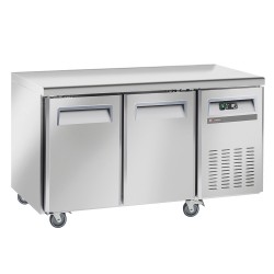Table réfrigérée ventilée GN 1/1 sur roues avec freins