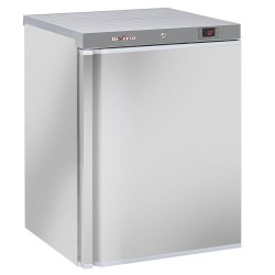 Réfrigérateur ventilé en acier inoxydable de 200L - Design compact