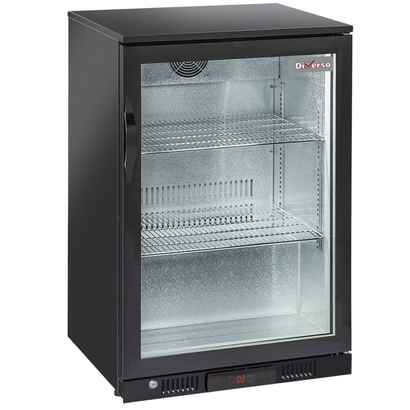 Refroidisseur de Bouteilles Arrière Bar - 1 Porte Vitrée, Classe Énergétique B, 133L Refroidisseur de Bouteilles Arrière Bar - 1 Porte Vitrée, Classe Énergétique B, 133L