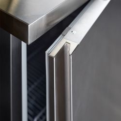 Armoire Congélateur 400L en Acier Inox avec Réfrigérant Écologique R290