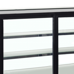 Armoire réfrigérée tabletop pour une excellente présentation des produits +2 à +8°C - 900 x 560 x 670 mm - 130 / 78 L