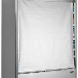 Vitrine Réfrigérée Inox Intérieur/Extérieur - Température -1 à +5°C - Dimensions 1885x680x1985 mm - Capacité 1314/954 L