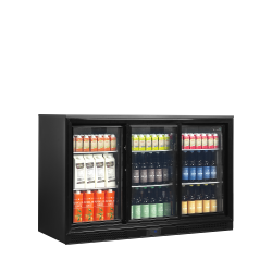 Réfrigérateur d’Arrière-Bar Écoénergétique: Température +2 à +10°C, 1350x526x870 mm, Capacité 300/278 L