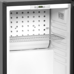 Minibar à Porte Vitrée: Présentation Produits, Température +5 à +14°C, 402x425x505 mm, Capacité 27/24 L