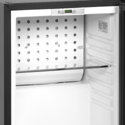 Minibar à Porte Vitrée: Présentation Produits, Température +5 à +14°C, 402x425x505 mm, Capacité 27/24 L