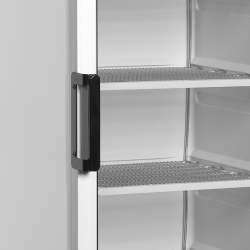 Vitrine Froid Négatif: Porte Vitrée Chauffée, Caisson Lumineux, -24 à -14°C, 595x640x1980 mm, 300/270 L