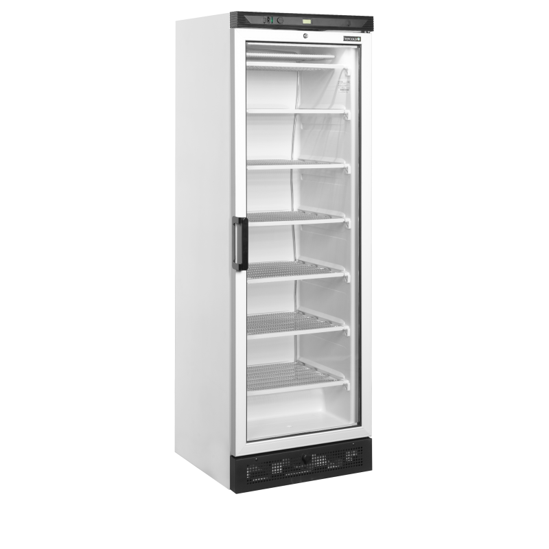 Vitrine Réfrigérée Négative à Porte Chauffée, Température -24 à -14°C, 595x640x1840 mm, Capacité 300/270 L