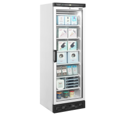 Vitrine Réfrigérée Négative à Porte Chauffée, Température -24 à -14°C, 595x640x1840 mm, Capacité 300/270 L