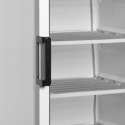 Vitrine Réfrigérée Négative à Porte Chauffée, Température -24 à -14°C, 595x640x1840 mm, Capacité 300/270 L