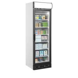 Vitrine Froid Négatif: Porte Vitrée Chauffée, -24 à -14°C, 595x640x1980 mm, 300/270 L