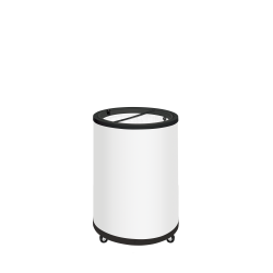 Mobile Cylindrical Freezer with Dividers, -22 to -12°C, 567x567x830 mm, 80/72 L Capacity