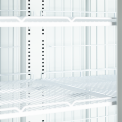 Vitrine Réfrigérée Négative avec Étagères Réglables - Température -18 à -22°C - 750x760x2003 mm - 560/390 L