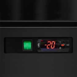 Vitrine Réfrigérée Négative avec Étagères Réglables - Température -18 à -22°C - 750x760x2003 mm - 560/390 L