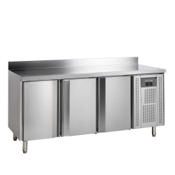 Comptoir Réfrigéré Inox GN1/1, Température -2 à +8°C, 1795x700x960 mm, Capacité 368/291 L, avec Étagères