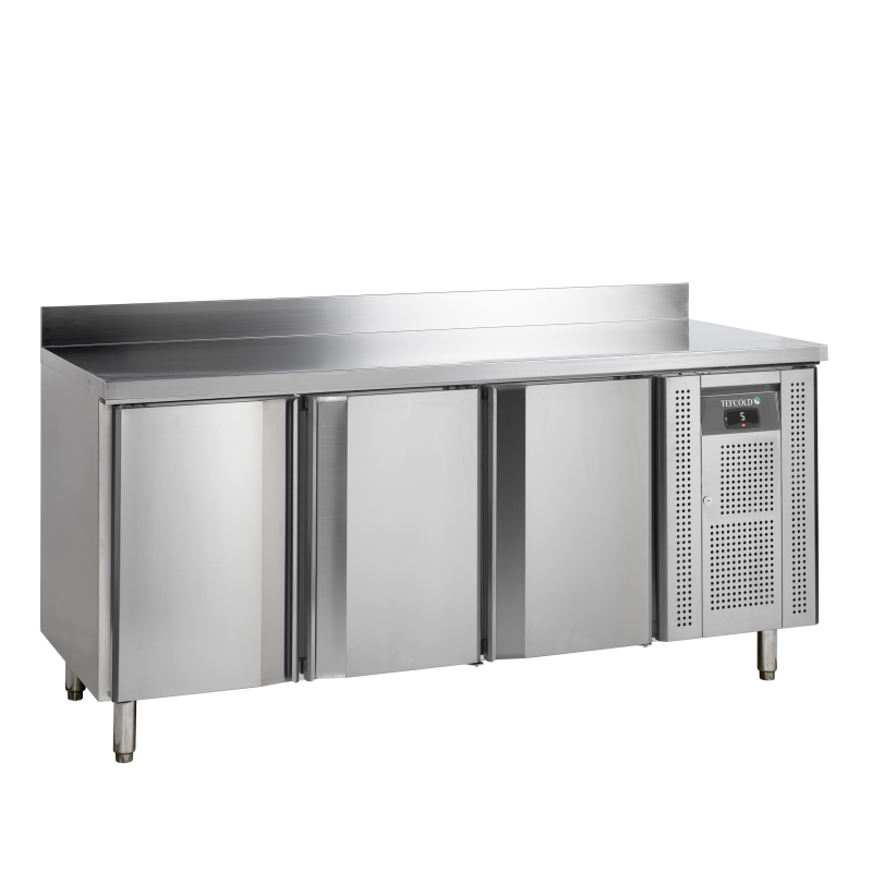 Comptoir Réfrigéré Inox GN1/1, Température -2 à +8°C, 1795x700x960 mm, Capacité 368/291 L, avec Étagères