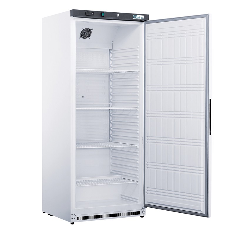 Armoire positive - 1 porte pleine - 600 l - finition laquée blanche