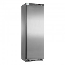 Armoire négative porte pleine - 268 l - finition inox
