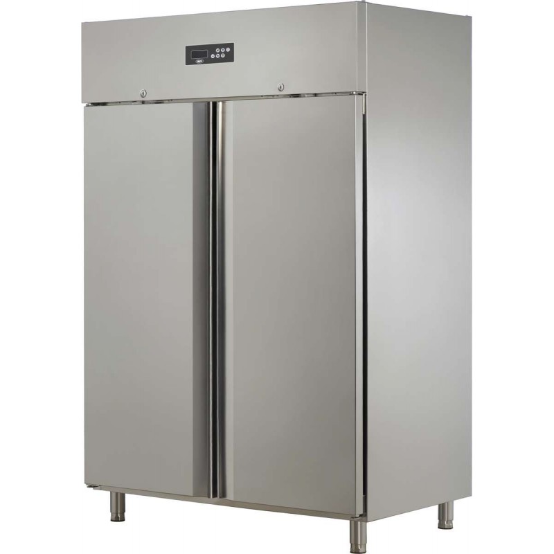 Armoire réfrigérée emboutie gn 2/1 - négative - 2 portes