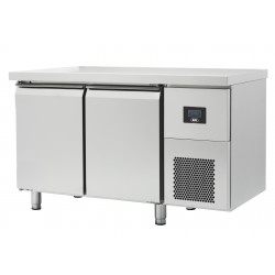 Table réfrigérée positive gn 1/1 - prof 700 - sans dosseret - 2 portes