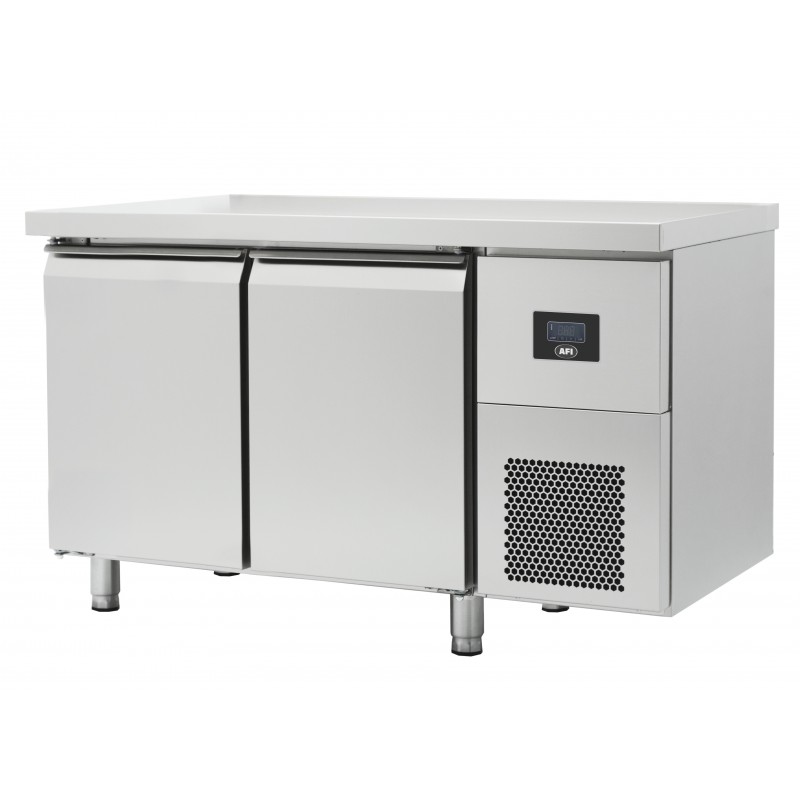 Table réfrigérée positive gn 1/1 - prof 700 - sans dosseret - 2 portes