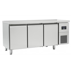 Table réfrigérée négative gn 1/1 - prof 700 - sans dosseret - 3 portes