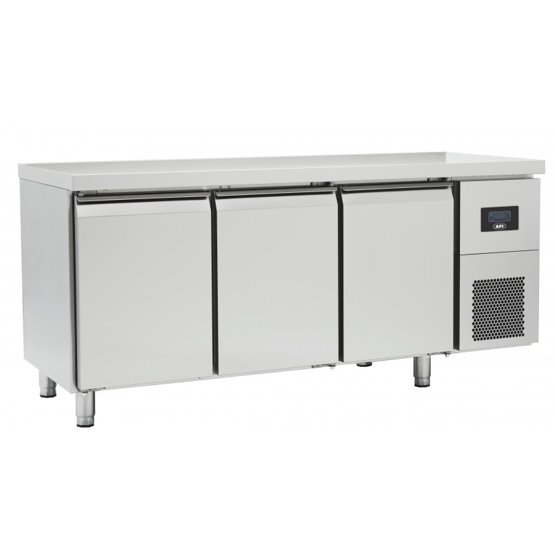 Table réfrigérée négative gn 1/1 - prof 700 - sans dosseret - 3 portes