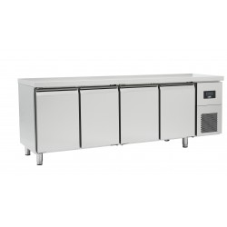 Table réfrigérée négative gn 1/1 - prof 700 - sans dosseret - 4 portes