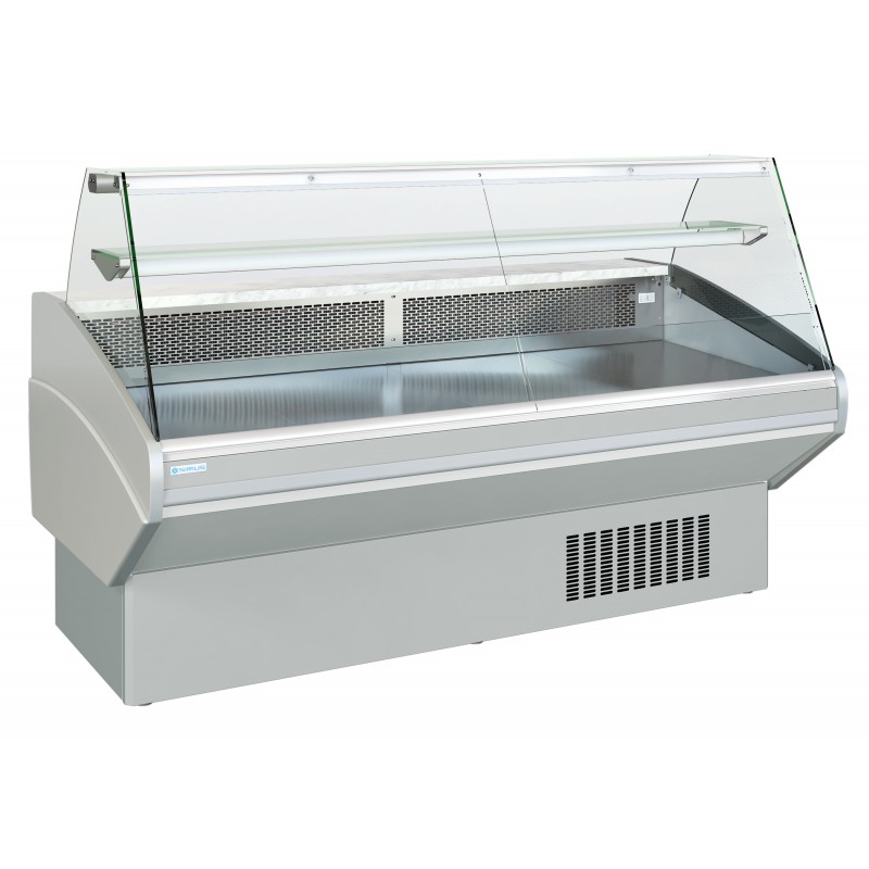 Comptoir d'exposition - vitrage droit - prof 1054 mm - froid statique