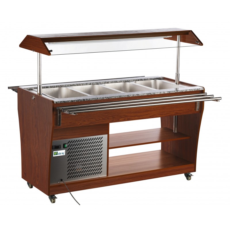 Buffet réfrigéré - 4 bacs gn 1/1